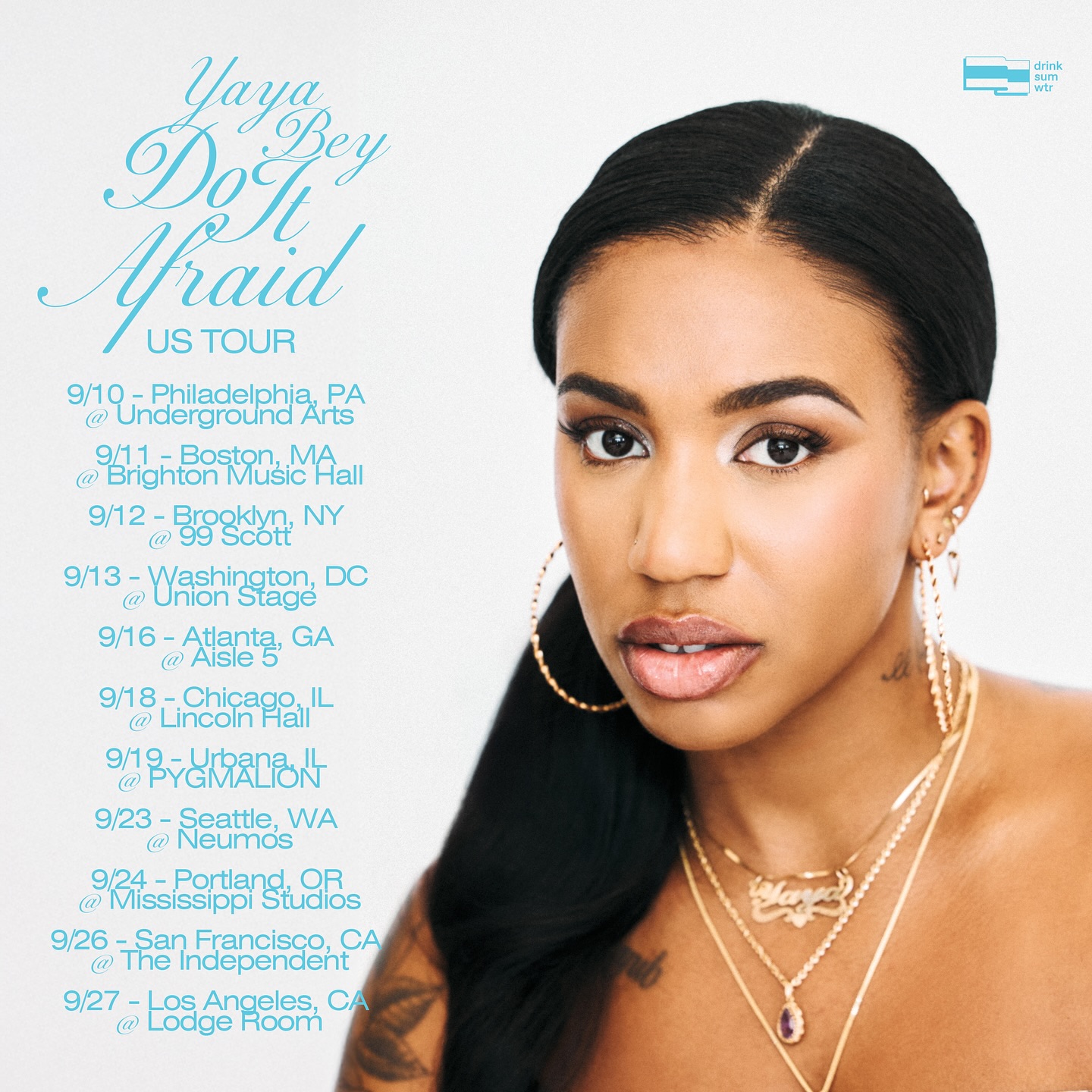 Yaya Bey Do It Afraid Tour Poster 2025