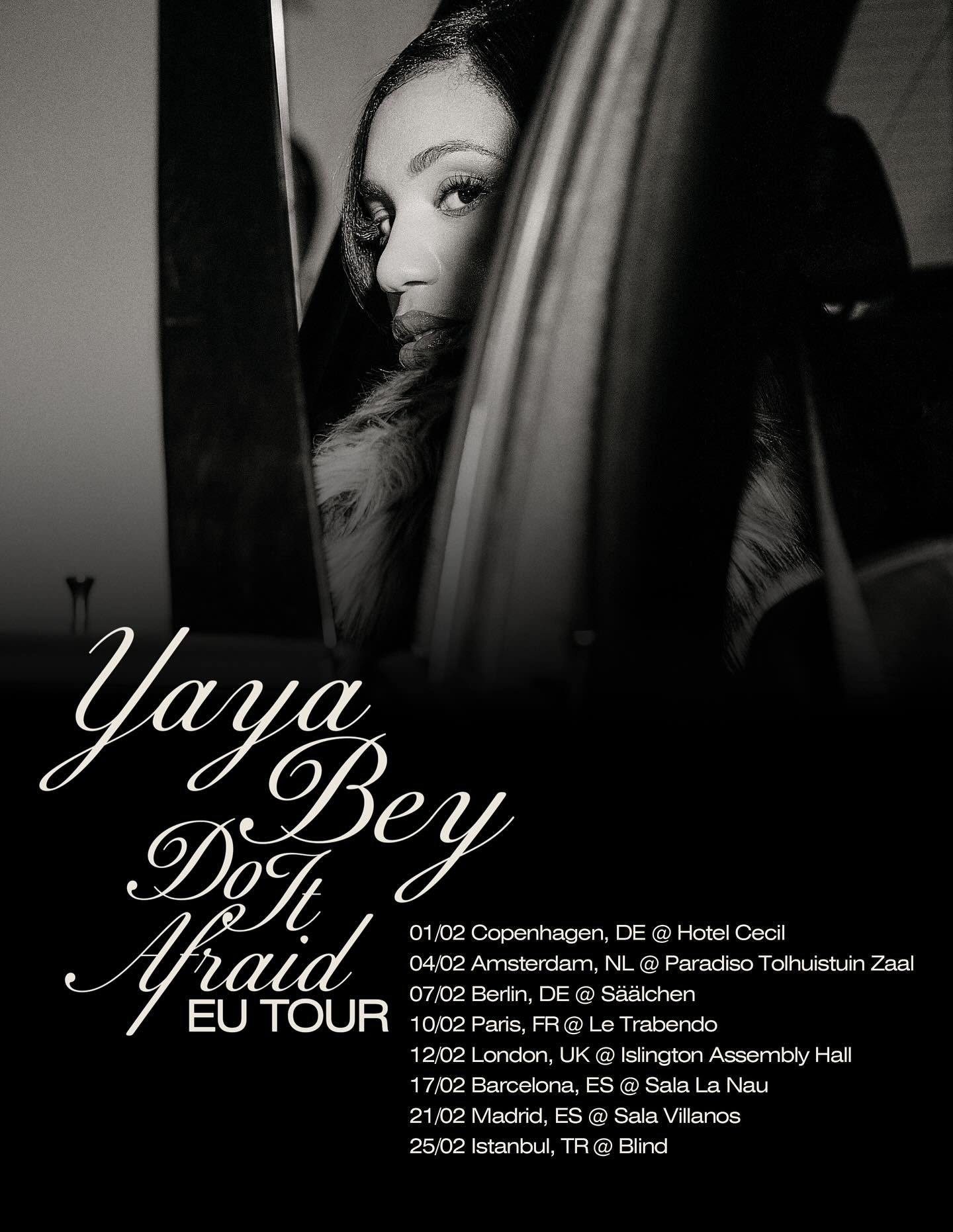 Yaya Bey Tour Poster 2026